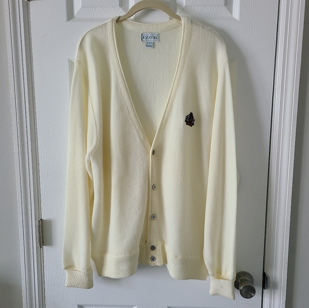 Izod Vintage‎ Logo Cardigan